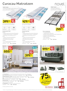 Matratze im XXXLutz Möbelhäuser Prospekt "NR. 1 BEIM PREIS" mit 32 Seiten (Aachen)