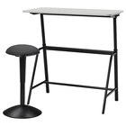 Tisch und Sitz-/Stehstütze anthrazit/grau im aktuellen Prospekt bei IKEA in Hähnichen