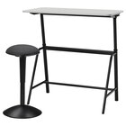 Tisch und Sitz-/Stehstütze anthrazit/grau Angebot in Hähnichen Tisch und Sitz-/Stehstütze anthrazit/grau im aktuellen Prospekt bei IKEA in Hähnichen