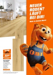 OBI Bodenbelag im Prospekt 
