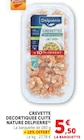 Crevette Décortiquée Cuite Nature - DELPIERRE en promo chez Super U Aubervilliers à 5,50 €