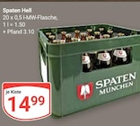 Hell im Angebot bei GLOBUS in Leipzig Hell Angebote von Spaten bei GLOBUS Leipzig für 14,99 €