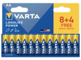 Longlife power aa 8 lr6 + 4 gratuites - VARTA à 8,99 € dans le catalogue JouéClub