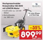 Hochgrasschneider Kreiselmäher GS-200 mit LONCIN Motor im Angebot bei Netto Marken-Discount in Kaufbeuren Hochgrasschneider Kreiselmäher GS-200 mit LONCIN Motor Angebote von BaMaTo bei Netto Marken-Discount Kaufbeuren für 899,99 €