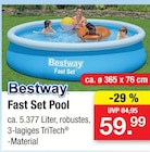 Aktuelles Fast Set Pool Angebot bei Zimmermann in Magdeburg ab 59,99 €