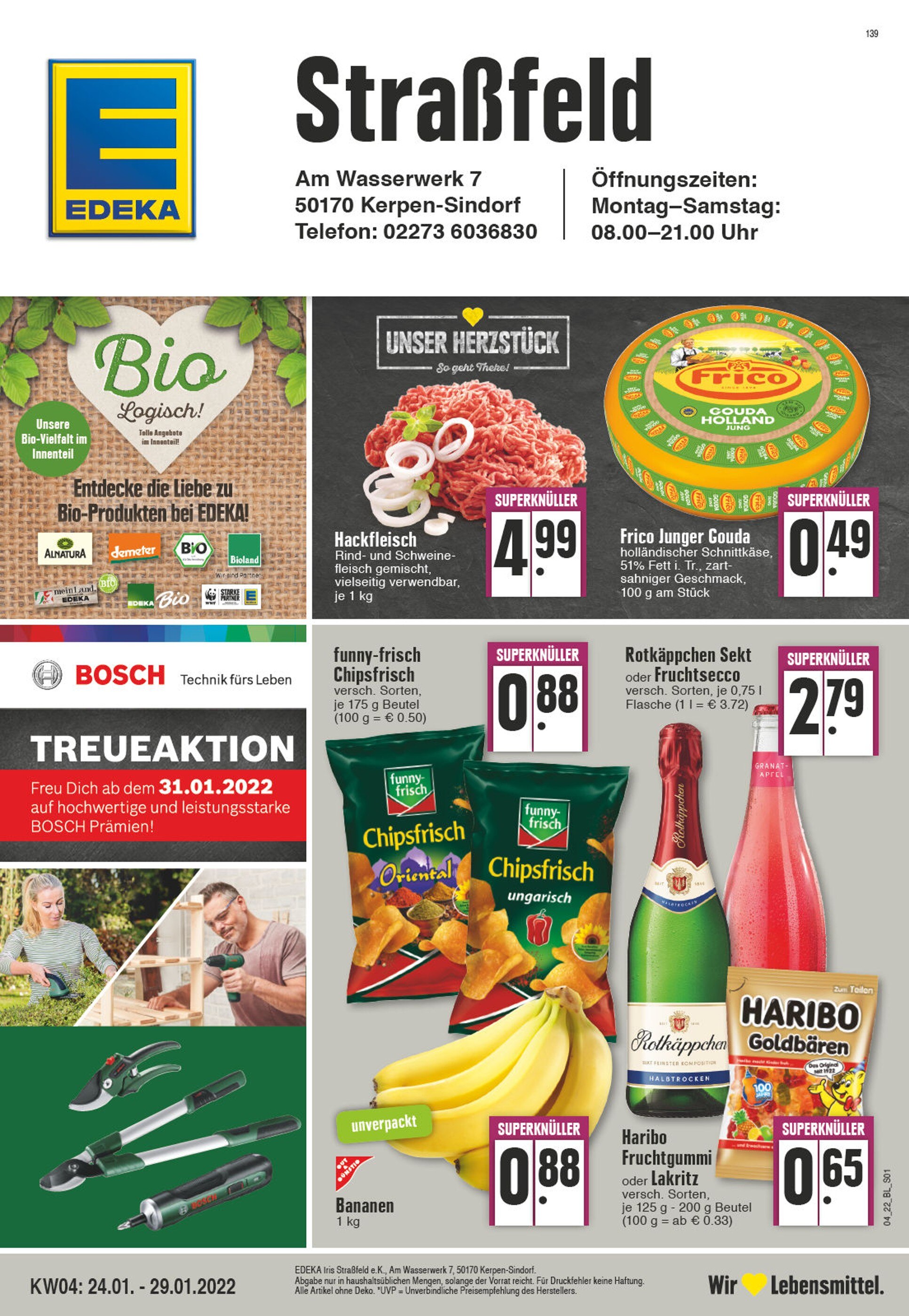 EDEKA Prospekt für Bergheim mit 24 Seiten EDEKA Prospekt für Bergheim: "Aktuelle Angebote", 24 Seiten, 24.01.2022 - 29.01.2022