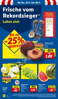 Weintrauben im aktuellen Lidl Prospekt (Düsseldorf) Weintrauben im Lidl Prospekt "LIDL LOHNT SICH" mit 62 Seiten (Düsseldorf)