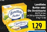 EDEKA Elbtal - Butter Angebot im Prospekt Butter bei EDEKA im Elbtal Prospekt für 1,29 €