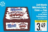 Monte Milcheis Stick, Cone oder Cup von Zott im aktuellen EDEKA Prospekt für 3,49 €