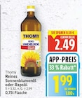 Reines Sonnenblumenöl von Thomy für 1,99 € bei E center im Angebot Reines Sonnenblumenöl von Thomy im aktuellen E center Prospekt