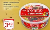 Aktuelle Haribo Angebote bei GLOBUS in Wiesbaden Aktuelles Fruchtgummi Party-Box Angebot bei GLOBUS in Wiesbaden ab 3,49 €