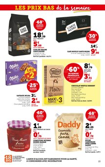Promo Chocolat Noir dans le catalogue Super U du moment à la page 13