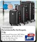 Hartschalenkoffer-Set Exopack, 3-tlg. Angebote von monzana bei ALDI SÜD Erkelenz für 89,99 €