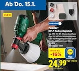 Aktuelles HVLP-Farbspritzpistole Angebot bei Lidl in Mönchengladbach ab 24,99 €