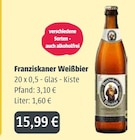 Aktuelles Weißbier Angebot bei GetränkeLand Mayer in Dresden ab 15,99 €