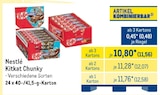 Kitkat Chunky im METRO Prospekt Kitkat Chunky von Nestlé im aktuellen METRO Prospekt für 11,56 €