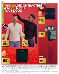 Offre Pull col roulé homme dans le catalogue Carrefour du moment à la page 80