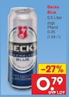 Blue Angebote von Becks bei Netto Marken-Discount Leipzig für 0,79 €