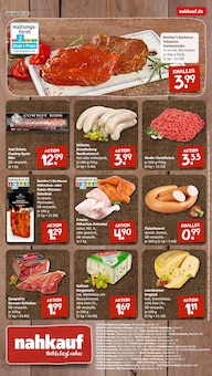 Hackfleisch im aktuellen nahkauf Prospekt (Karlsruhe) Hackfleisch im nahkauf Prospekt "nichts liegt näher" mit 12 Seiten (Karlsruhe)