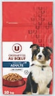 CROQUETTES AU BOEUF POUR CHIEN ADULTE - U en promo chez Super U CROQUETTES AU BOEUF POUR CHIEN ADULTE - U dans le catalogue Super U