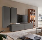 Wohnwand Lack schiefergrau, Nussbaum Nova von MONDO im aktuellen Möbel Martin Prospekt