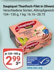 Aktuelles Thunfisch-Filet in Olivenöl Angebot bei GLOBUS in Jena ab 2,99 €