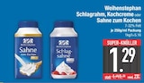 Schlagsahne Angebote von Weihenstephan bei EDEKA Augsburg für 1,29 €