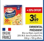 Promo Emmental Râpé Fondant à 3,89 € dans le catalogue Supeco à Laon