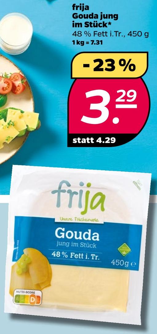 Gouda jung im Stück