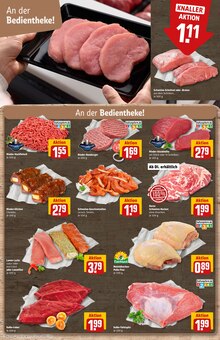 Hackfleisch im aktuellen REWE Prospekt (Mönchengladbach) Hackfleisch im REWE Prospekt "Dein Markt" mit 30 Seiten (Mönchengladbach)
