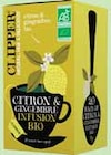 Infusion bio citron gingembre - CLIPPER dans le catalogue Intermarché