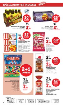 Promotion Lait dans le prospectus U Express, valable du 30/06/2026 au 12/07/2026 Promo Lait dans le catalogue U Express du moment à la page 8