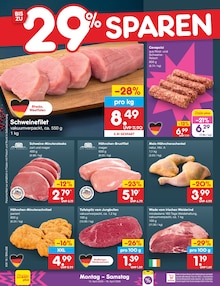 Schweinefilet im Netto Marken-Discount Prospekt "Aktuelle Angebote" mit 69 Seiten (Bielefeld)