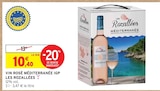 Vin rosé Méditerranée IGP - Les Rozallées - Intermarché à Angers Vin rosé Méditerranée IGP - Les Rozallées en promo chez Intermarché Angers à 10,40 €