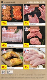 Promos Viande dans le catalogue "-50% DE REMISE IMMÉDIATE SUR LE 2ÈME" de Intermarché Hyper Viande en promo dans le catalogue Intermarché Hyper à la page 8