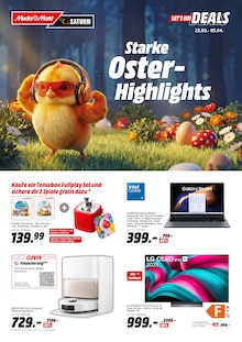Fernseher im aktuellen MediaMarkt Saturn Prospekt (Freiberg) Fernseher im MediaMarkt Saturn Prospekt "Starke Osterhighlights" mit 16 Seiten (Freiberg)