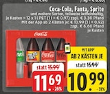 Coca-Cola, Fanta, Sprite im Angebot bei EDEKA in Soest Coca-Cola, Fanta, Sprite Angebote von Coca-Cola bei EDEKA Soest für 10,99 €
