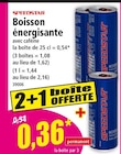 Norma Tinqueux - Promo Boisson énergisante Promo Boisson énergisante à 0,36 € dans le catalogue Norma à Tinqueux
