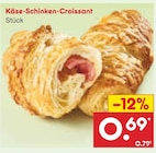 Käse-Schinken-Croissant für 0,69 € bei Netto Marken-Discount im Angebot Käse-Schinken-Croissant im aktuellen Netto Marken-Discount Prospekt