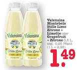 Montebelo Stille Limo Zitrone + Limette Angebote von Valensina bei E center Mannheim für 1,49 €