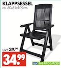 Wreesmann Flöha - Klappsessel Angebot im Prospekt Klappsessel bei Wreesmann im Flöha Prospekt für 34,99 €