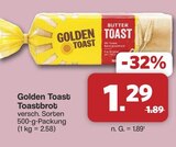 Toastbrot Angebote von Golden Toast bei famila Nordwest Lingen für 1,29 €