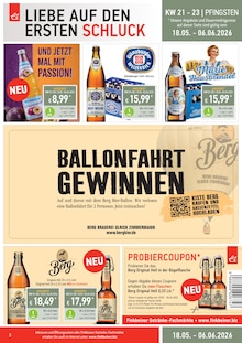 Bier im aktuellen Finkbeiner Prospekt (Memmingen) Bier im Finkbeiner Prospekt "DIE DURSTSTRECKE ENDET HIER" mit 10 Seiten (Memmingen)