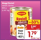 Ravioli Angebote von Maggi bei Netto Marken-Discount Schwabach für 1,79 €