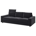 3er-Sofa mit Nackenkissen mit breiten Armlehnen/Djuparp dunkelgrau mit Nackenkissen mit breiten Armlehnen/Djuparp dunkelgrau Angebote von VIMLE bei IKEA Dresden für 859,00 €