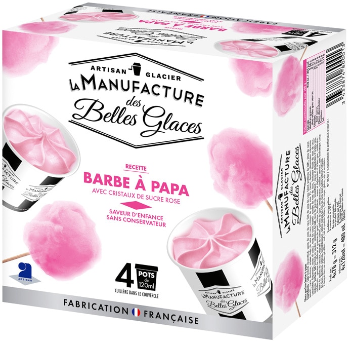 -34 % sur tous les produits de cet encart La Manufacture des Belles Glaces