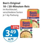 10- / 20-Minuten-Reis von Ben's Original im aktuellen V-Markt Prospekt für 3,49 €