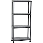 Etagère résine 4 tablettes - KETER - Carrefour à Clichy Etagère résine 4 tablettes - KETER en promo chez Carrefour Clichy à 17,99 €