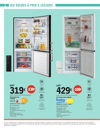 Offre Réfrigérateur Combiné dans le catalogue E.Leclerc du moment à la page 8