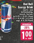 Aktuelles Energy Drink Angebot bei EDEKA in Marl ab 1,00 €